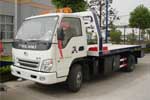 福田平板一拖二清障車(chē)
